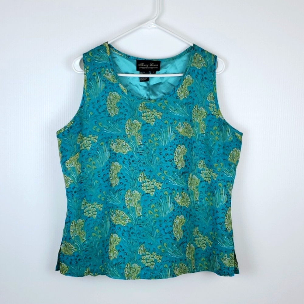 Terry Lewis silk blouse